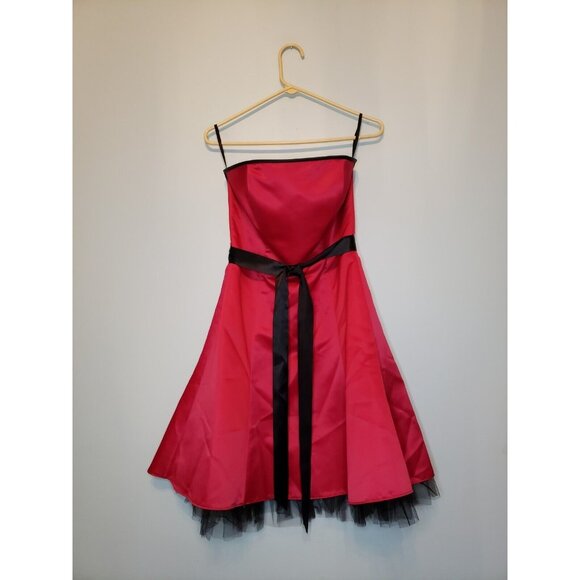Gunne Sax Dresses & Skirts - Jessica McClintock Gunne Sax Womens Sz 7 / 8 Dress Formal Short Pink Strapless